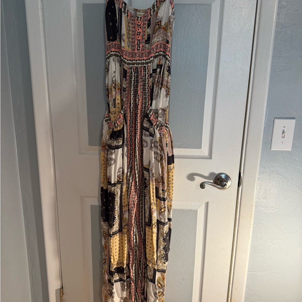 Matilda Jane Women's Multicolor Patchwork Dress - image 4